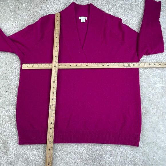 Sundance Zadie Cashmere Sweater Fuchsia Pink - Picture 7 of 8